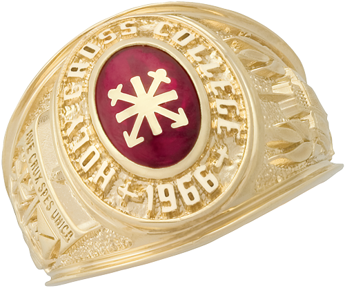 Holy Cross College Women's Small Traditional With Stone - Flag (500x418), Png Download