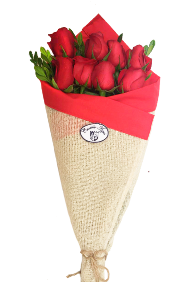 Ramo De 8 Rosas - Rose (560x560), Png Download