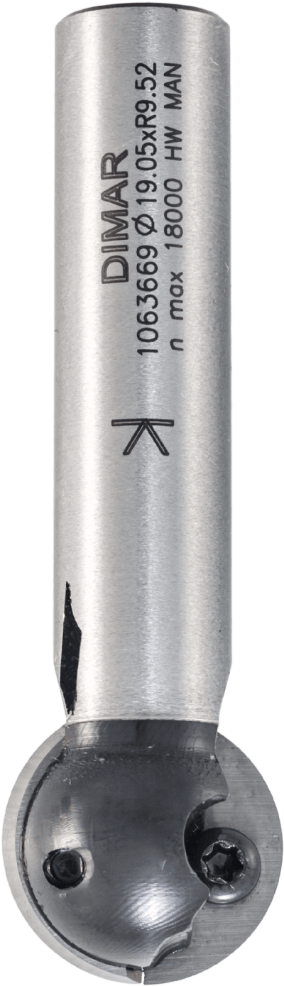 Ball Groovers Router Cutter - Router (400x1389), Png Download