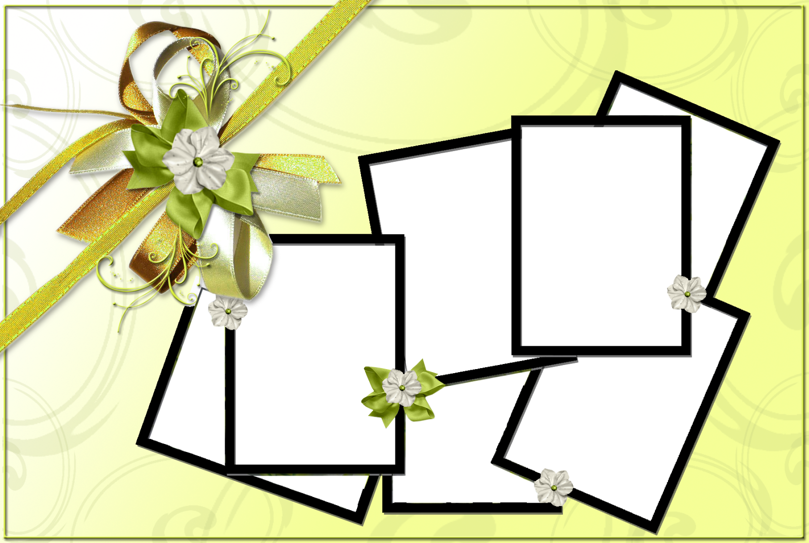 Frame-ribbon - Clip Art (1600x1074), Png Download