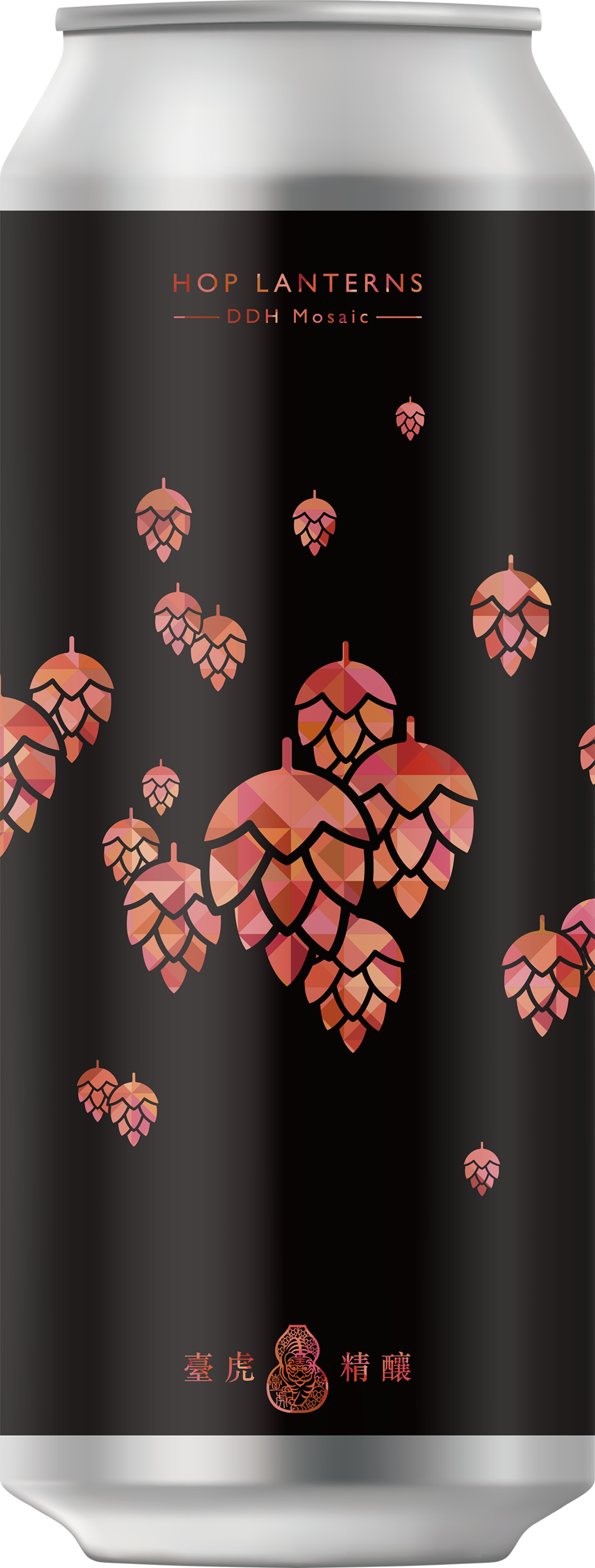 Hop Lanterns Ddh Mosaic - 臺虎精釀 - Taihu Brewing (1000x2636), Png Download