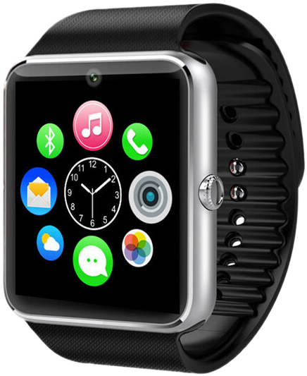 Uwatch Smart Gt08 Silver (700x700), Png Download