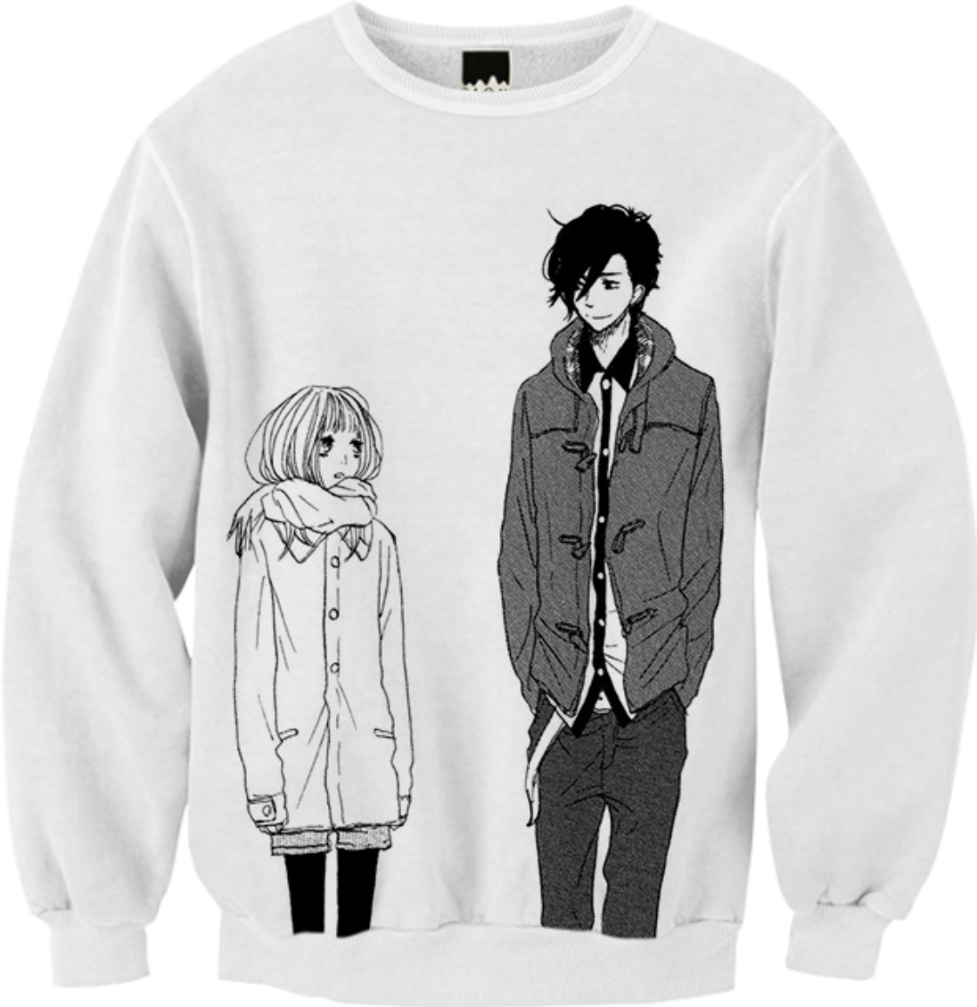 Anime Couple $85 - Mei Y Yamato Manga (1096x1130), Png Download