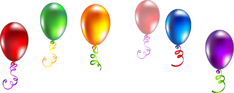 Png Aniversário - Enfeites De Aniversário Png (780x309), Png Download