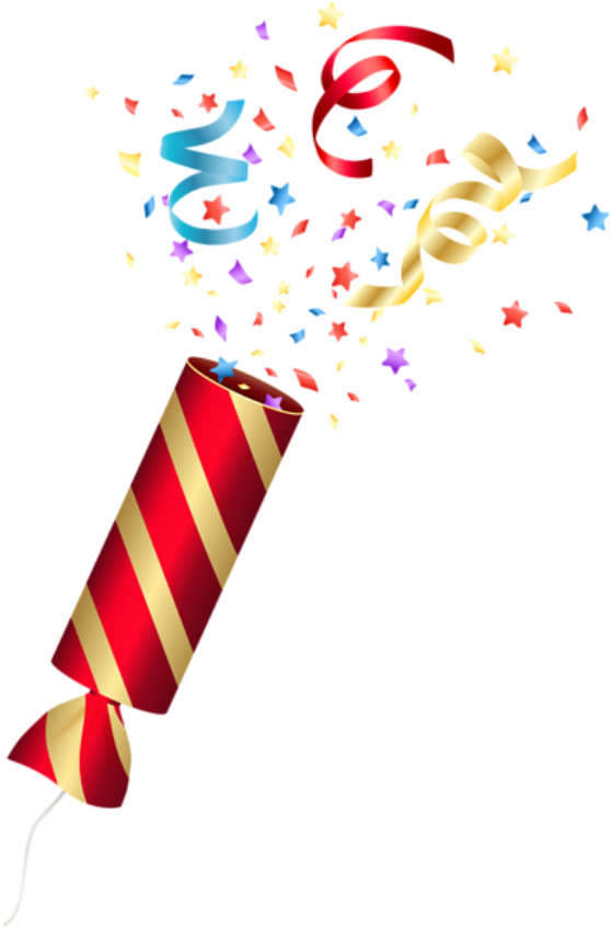 Imagem De Festa Confetes De Aniversário - Png Conféti Clipart (599x852), Png Download