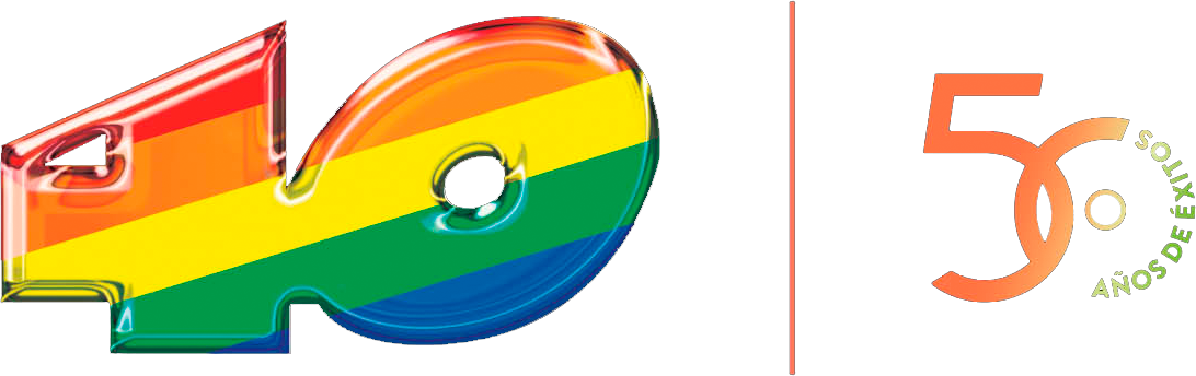 Logo 40 Principales 50º Aniversario - Los 40 Principales (1092x344), Png Download