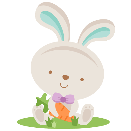 Easter Bunny Svg Scrapbook Cut File Cute Clipart Files - Miss Kate Cuttables Clipart Easter (432x432), Png Download