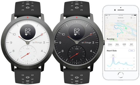 Withings Introduces The Steel Hr Sport Hybrid Smartwatch - Withings Steel Hr Sport (700x467), Png Download