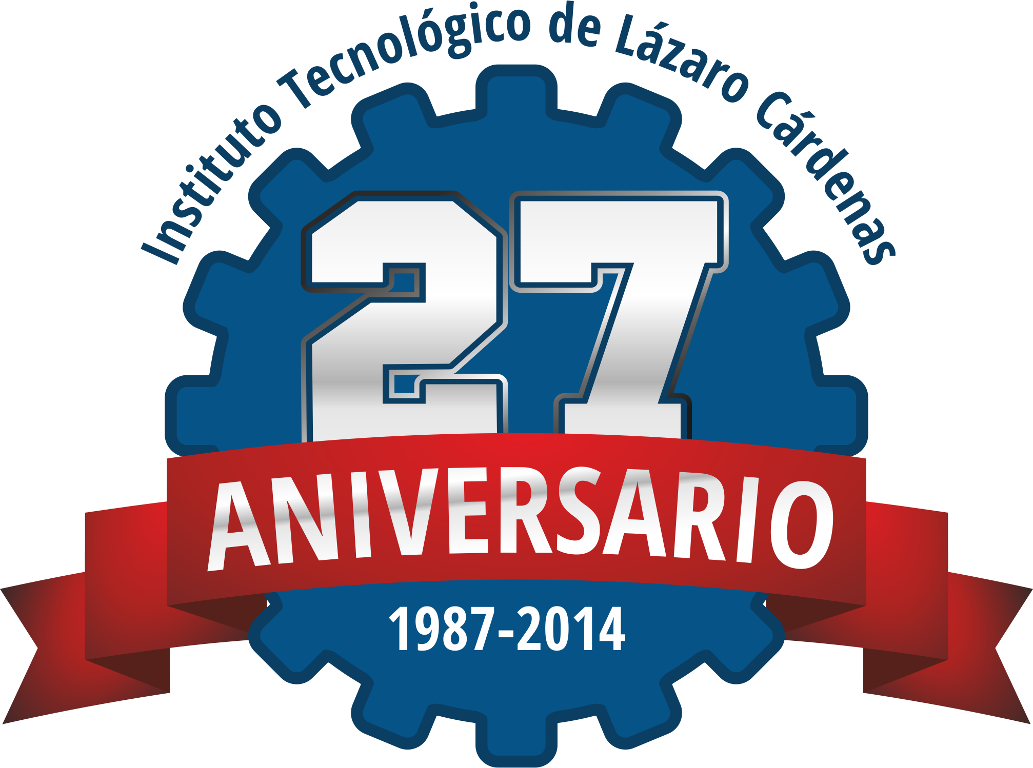 Logo 27 Aniversario - Logo Del Tecnologico De Lazaro Cardenas Png (2014x1498), Png Download