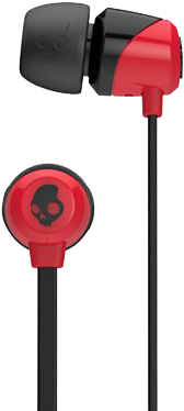 Skullcandy Clipart Earphones - Skullcandy In-ear Jib Red Black (s2duhz-335) (536x479), Png Download