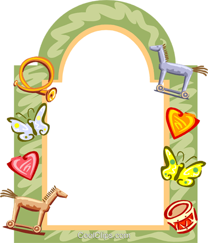 Background/children's Theme Royalty Free Vector Clip - Illustration (412x480), Png Download