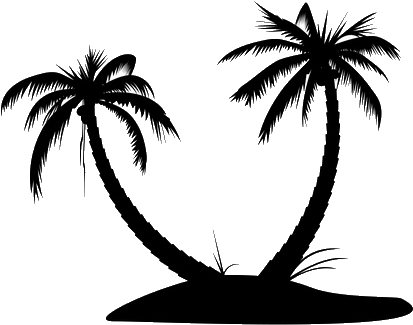 Price-tree - Palm Tree Silhouette (495x495), Png Download