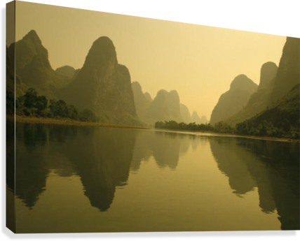China, Guilin, Piled Silk Mountains, Li River With - American In China 1936-1939: A Memoir - Book (428x345), Png Download