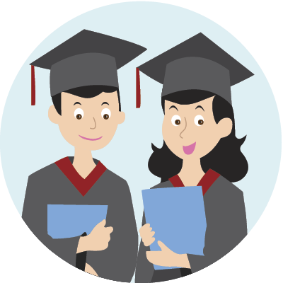 Graduates - Academic Dress (400x400), Png Download