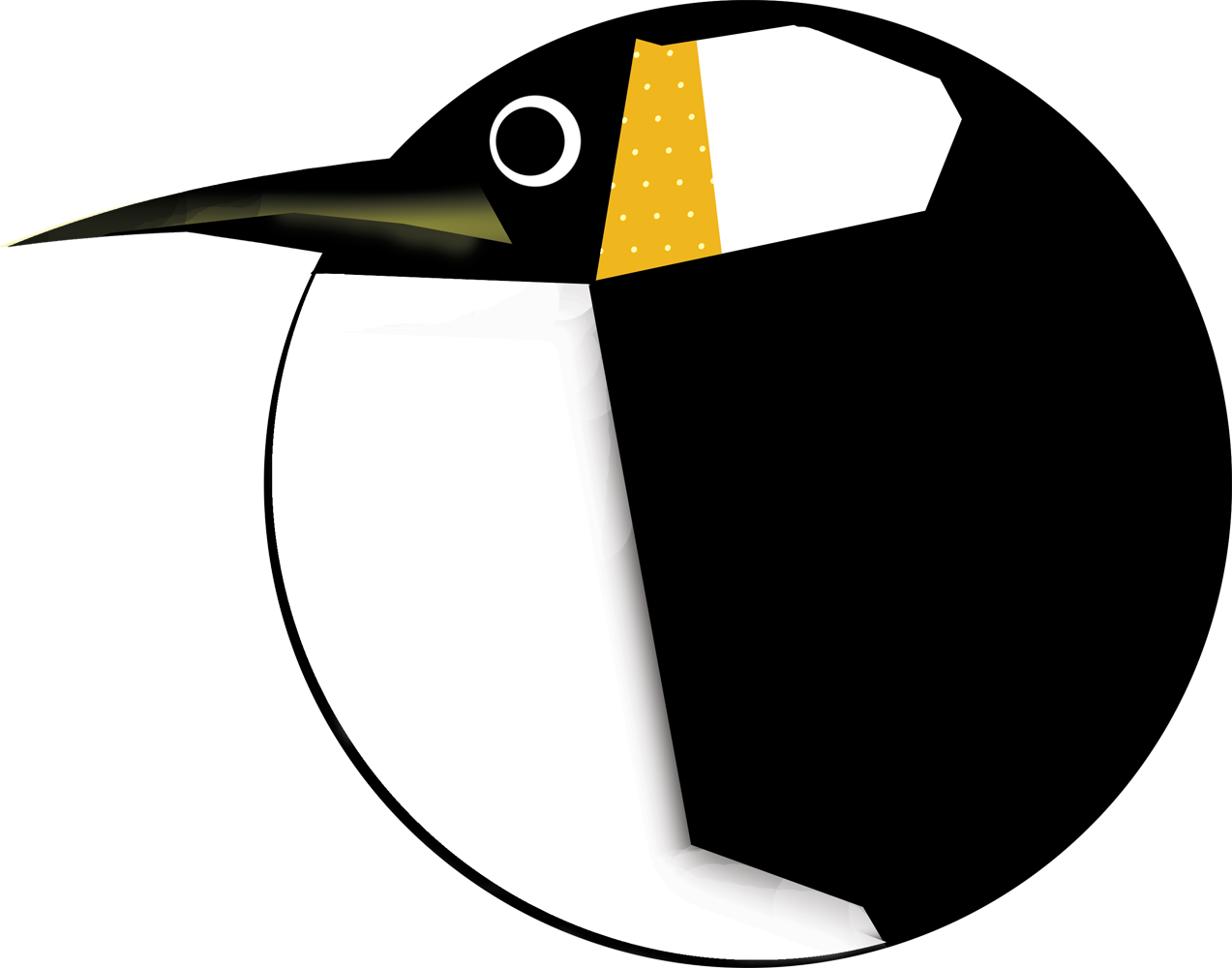Keizerspinguin - Emperor Penguin - Menchot Empereur - Emperor Penguin (1273x1000), Png Download