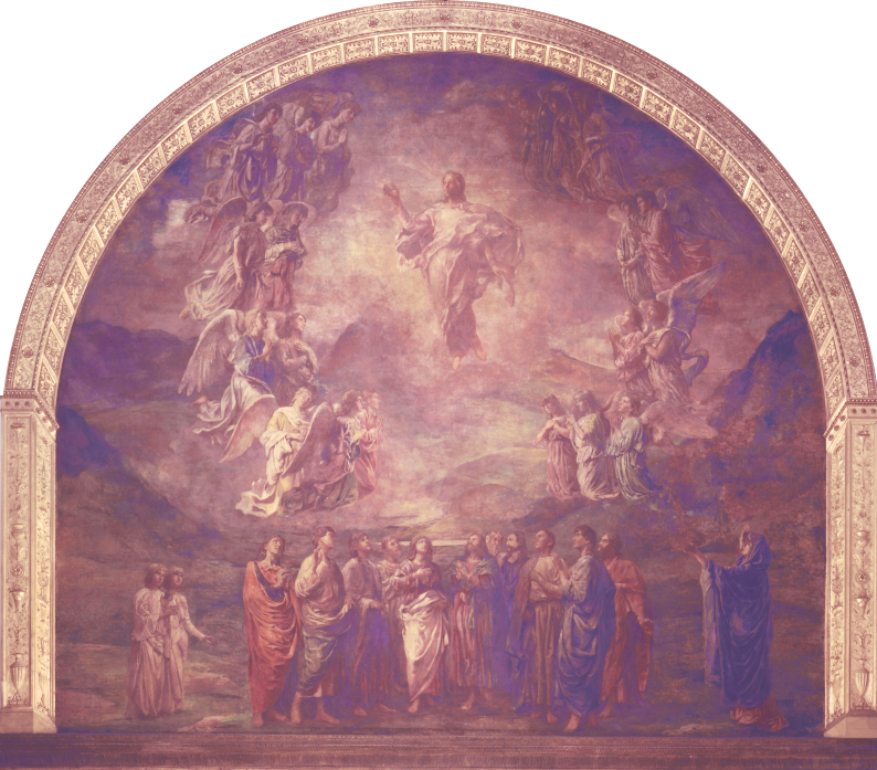 Ascension-mural - Church Of The Ascension Nyc (794x697), Png Download