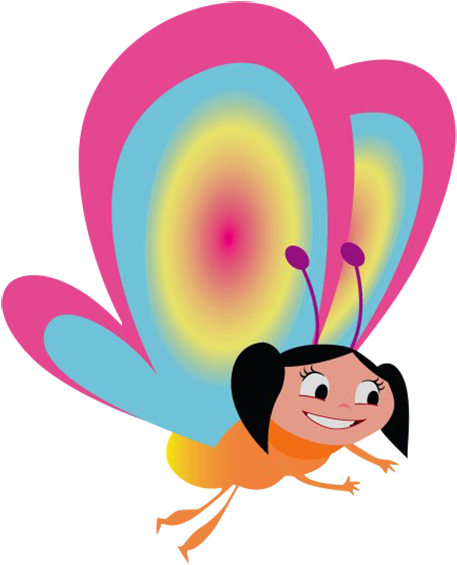 O Show Da Luna Luna Borboleta - Totem Show Da Luna Borboleta (484x600), Png Download