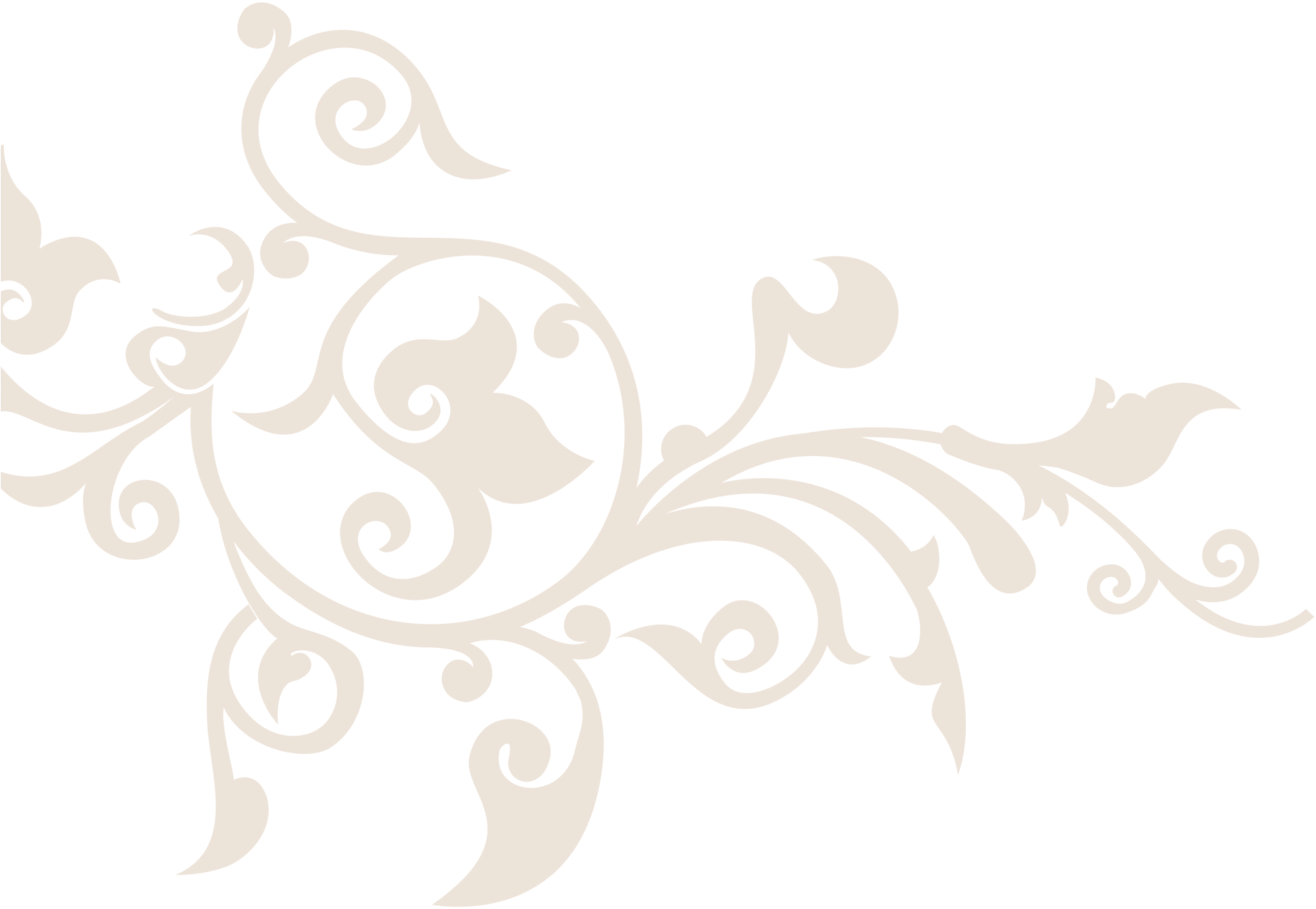 Floral Png Gambar Bunga Floral Pattern Transparent - Motif (1758x1233), Png Download