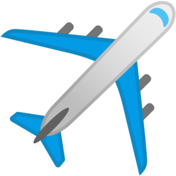 El Emoji De La Bandera Blanca Y Negra Es Propia De - ايموجي طياره (400x400), Png Download