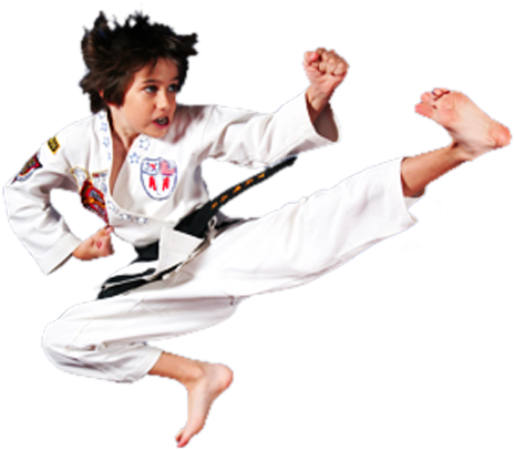Martial Arts - Taekwondo Kid (500x475), Png Download