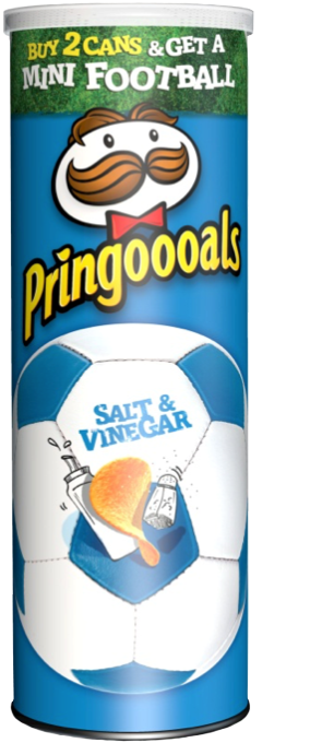 Pringles Cans Blue - Pringles Potato Chips, Sour Cream And Onion, 165g (330x730), Png Download
