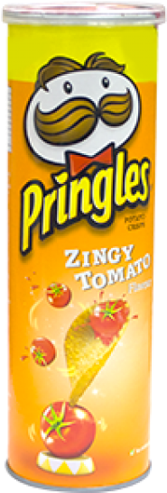 Pringles Zingy Tomato 110g (600x600), Png Download