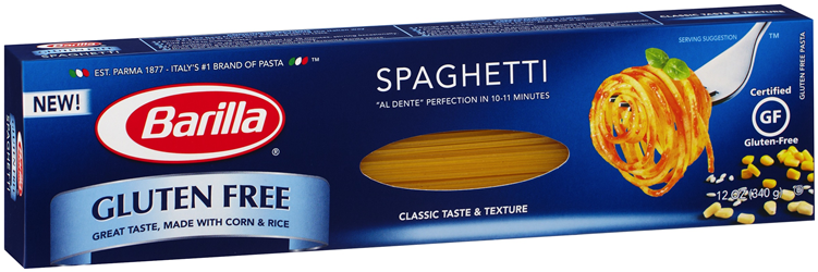 Multigrain Proteinplus Spaghetti Pasta - Barilla Gluten Free Fettuccine - 12 Oz (750x750), Png Download