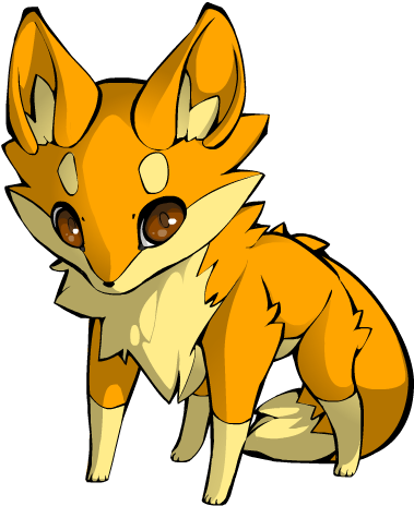 Lionpaw - Kitsune Profile (600x550), Png Download