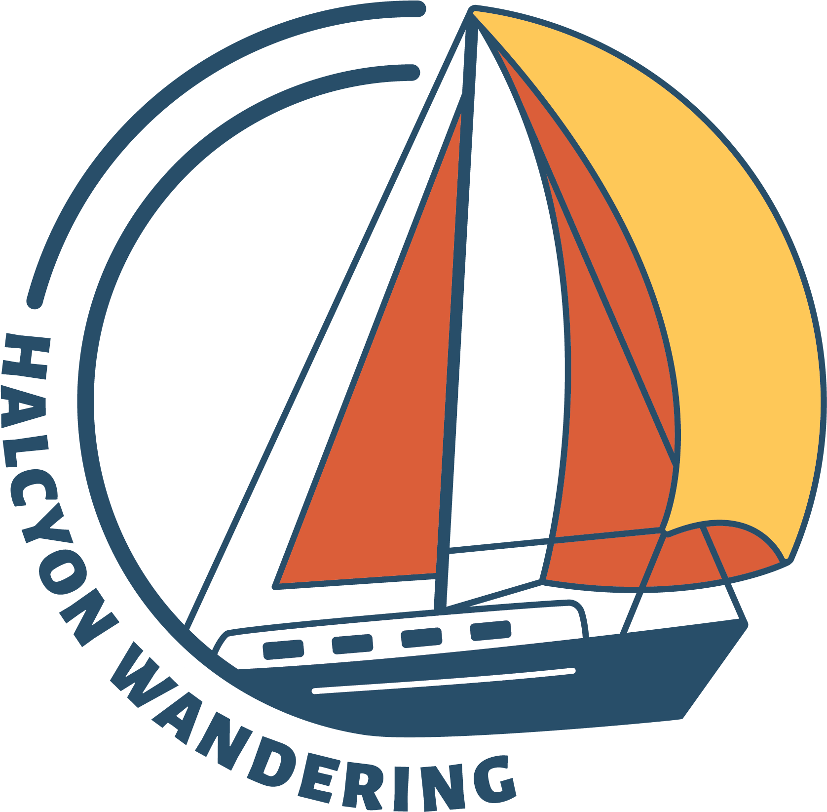 Halcyon Wandering - Boat (2326x2401), Png Download
