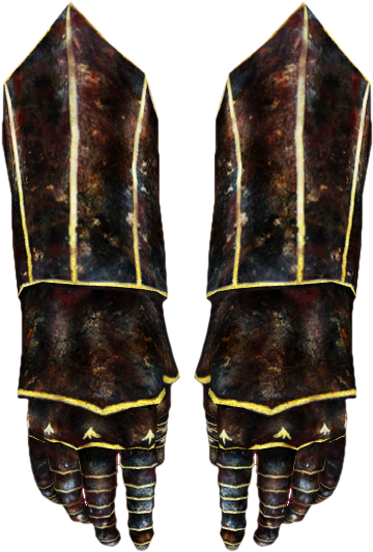 Lion's Paw Gauntlets - Hands Of The Atronach Oblivion (574x569), Png Download