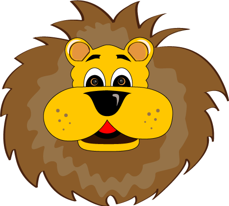 Paws Lincoln Lion (467x419), Png Download