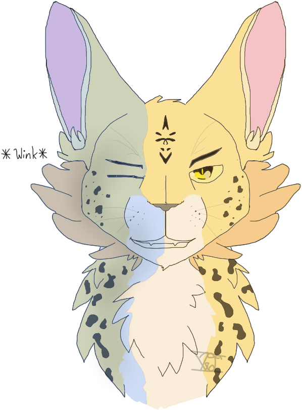 Lionpaw Lion Blaze Art Headshot By Toxic4fun-dccly2i - Head Shot (700x900), Png Download