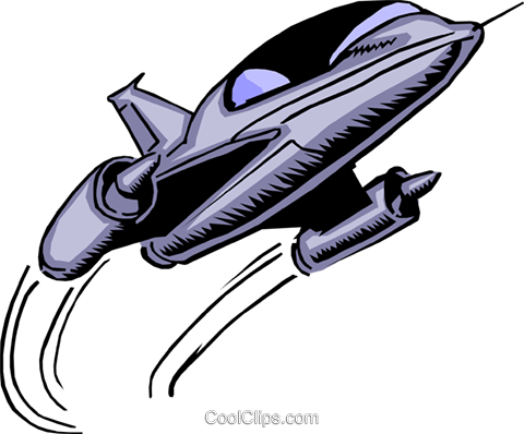 Cartoon Spaceship Royalty Free Vector Clip Art Illustration - Cartoon Spaceship (480x398), Png Download