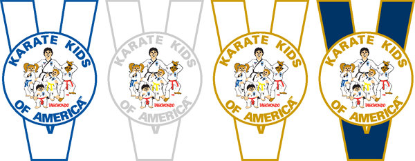 Four Different Colored Victory Patches Are Available - Ata Martial Arts Victory Patch Star (600x233), Png Download