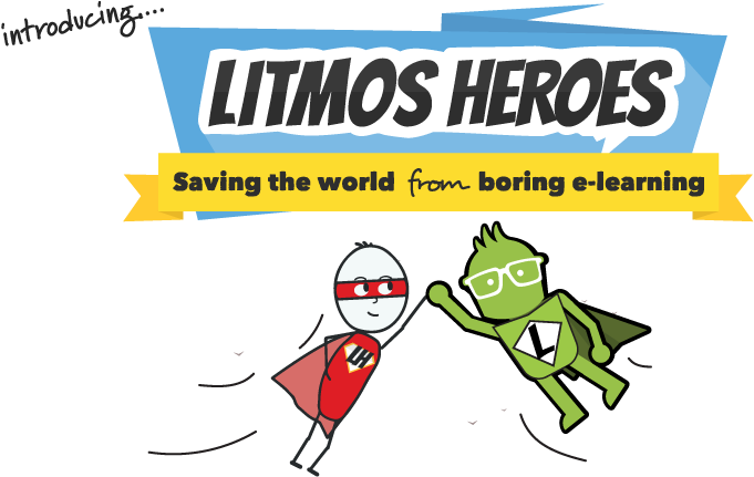 Save Your Business From Boring Learning In 2018 - Litmos Heroes (800x476), Png Download