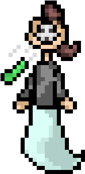 Ghost Girl - Cartoon (368x368), Png Download