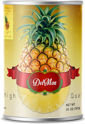 20oz Canned Pineapple Slices In Light Syrup - Can (531x614), Png Download