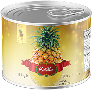 8oz Canned Pineapple Slices In Light Syrup - Graphics And More Pineapple Iphone 4/4s Case (531x614), Png Download