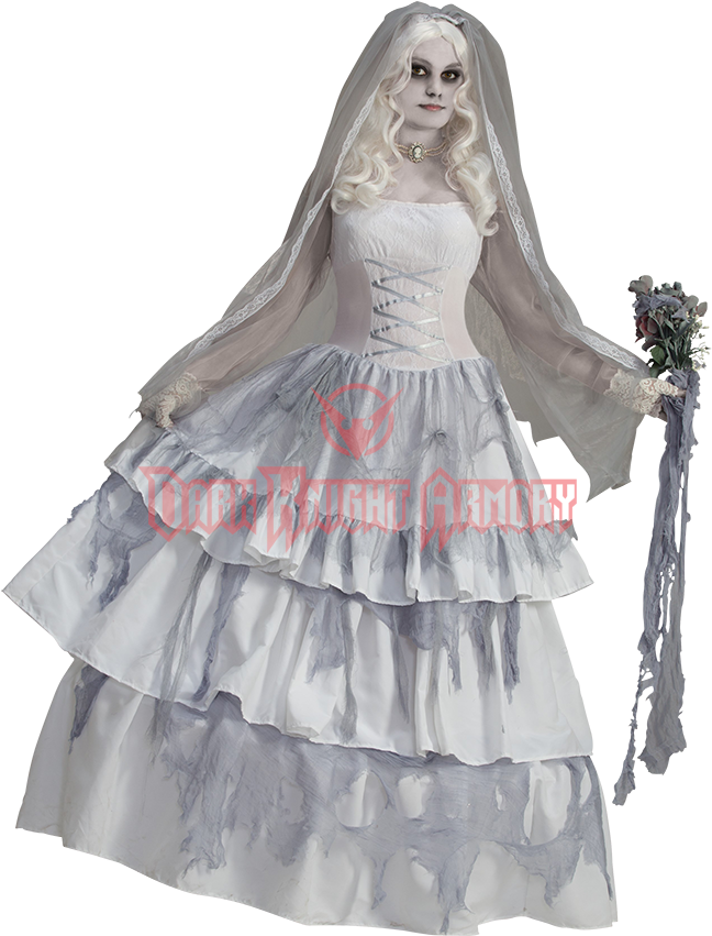 Ghost Bride Halloween Costume (850x850), Png Download