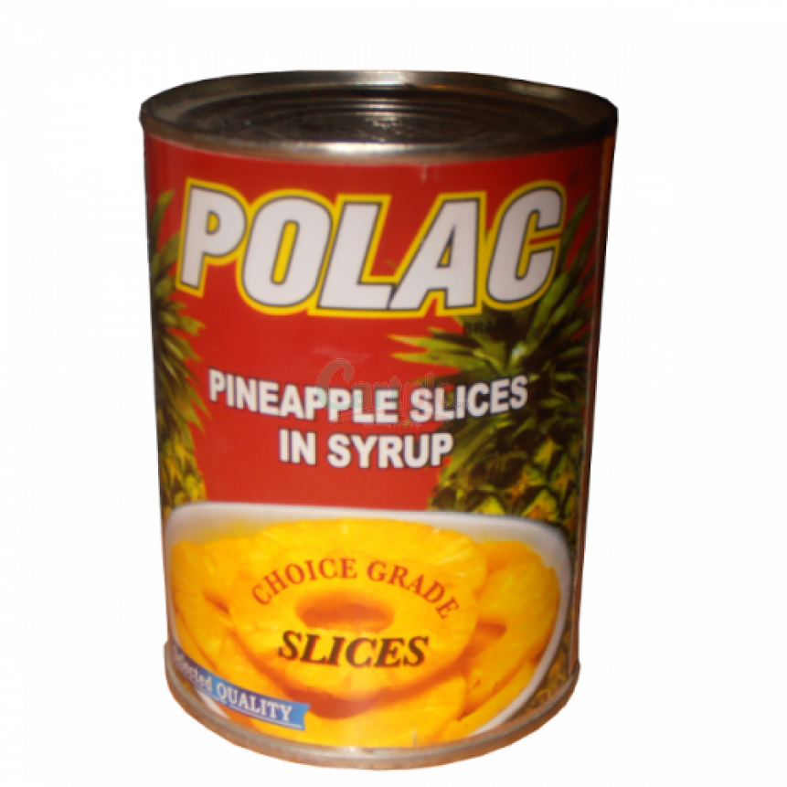 Polac Pineapple Slices 3kg - Polac Fruit Cocktail 234g (860x1120), Png Download