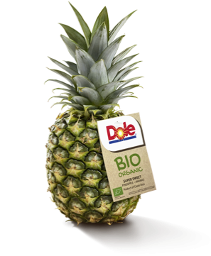 Organic Pineapples - Dole Ananas (358x360), Png Download