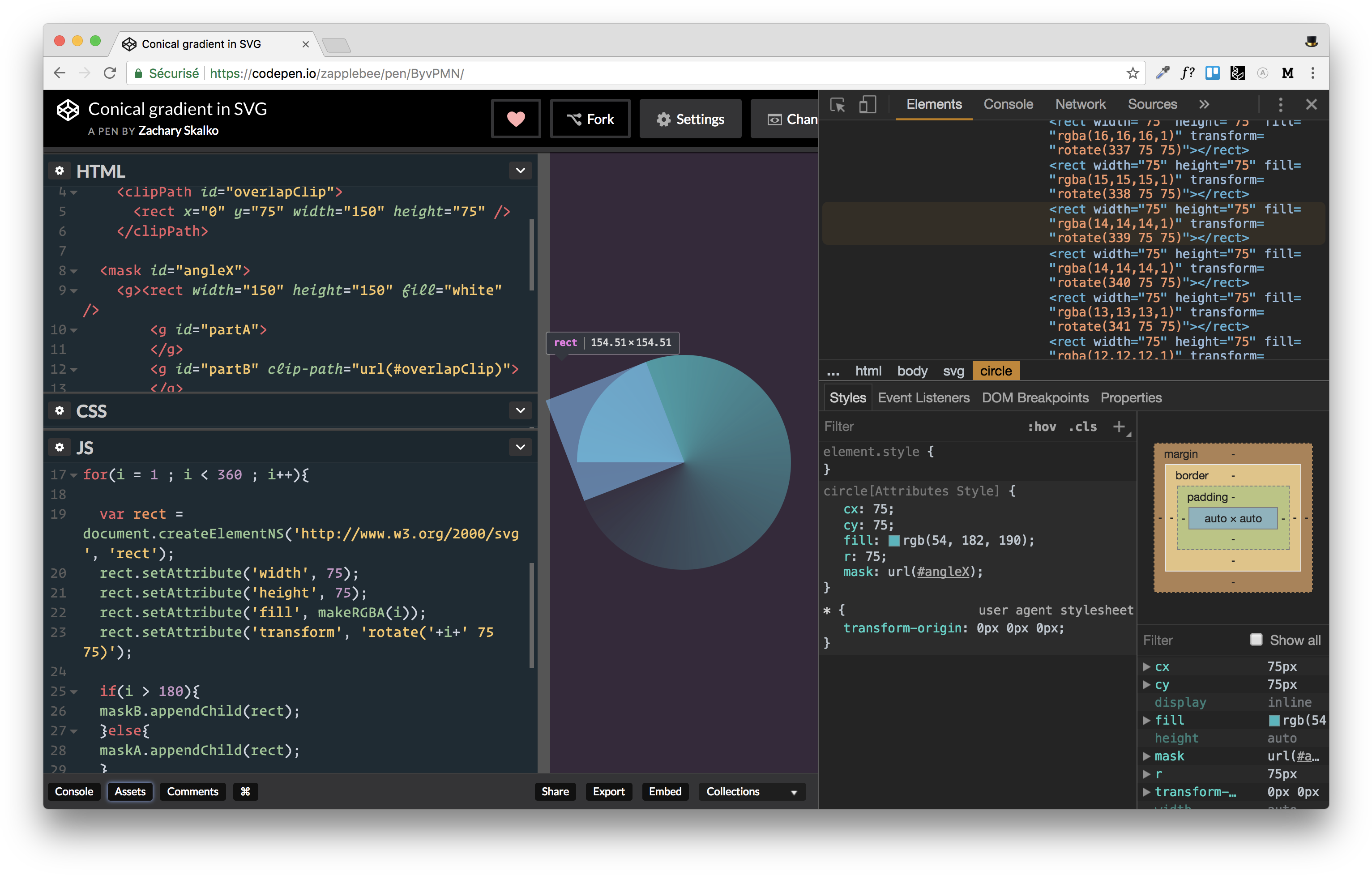 Conical Gradient By Zachary Skalko - React (3096x1978), Png Download