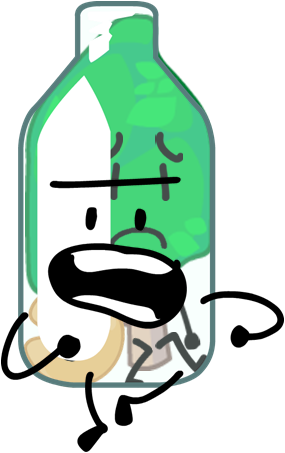 Bottle With Tree Inside - Bfb Bottle And Tree (285x453), Png Download