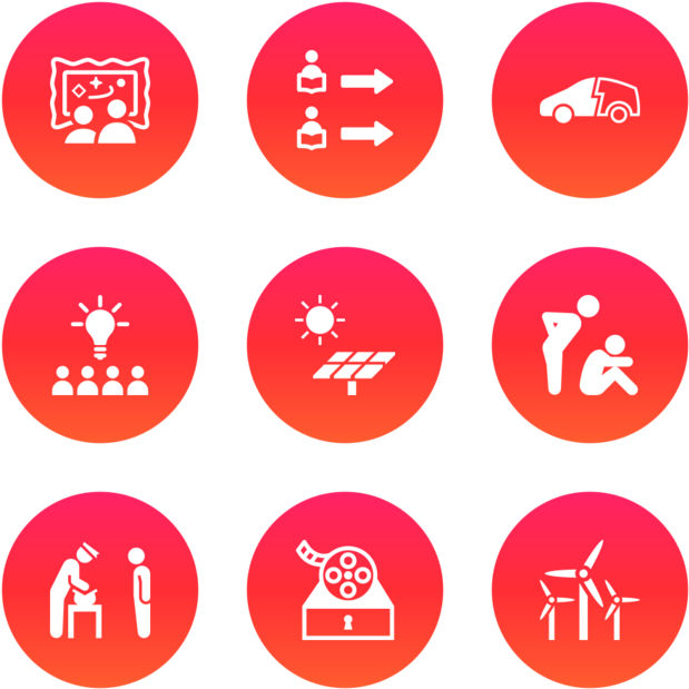 Iconathon Icon In Style Flat Circle White On Ios Orange - Icon (660x660), Png Download