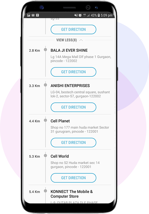 Tap Visit Store Option To Get A List Of Nearby - Iphone (520x745), Png Download