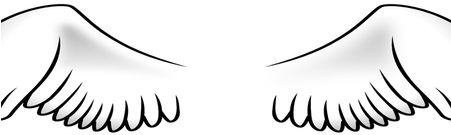Clip Ankh Drawing Angel Wing - Wing (450x300), Png Download