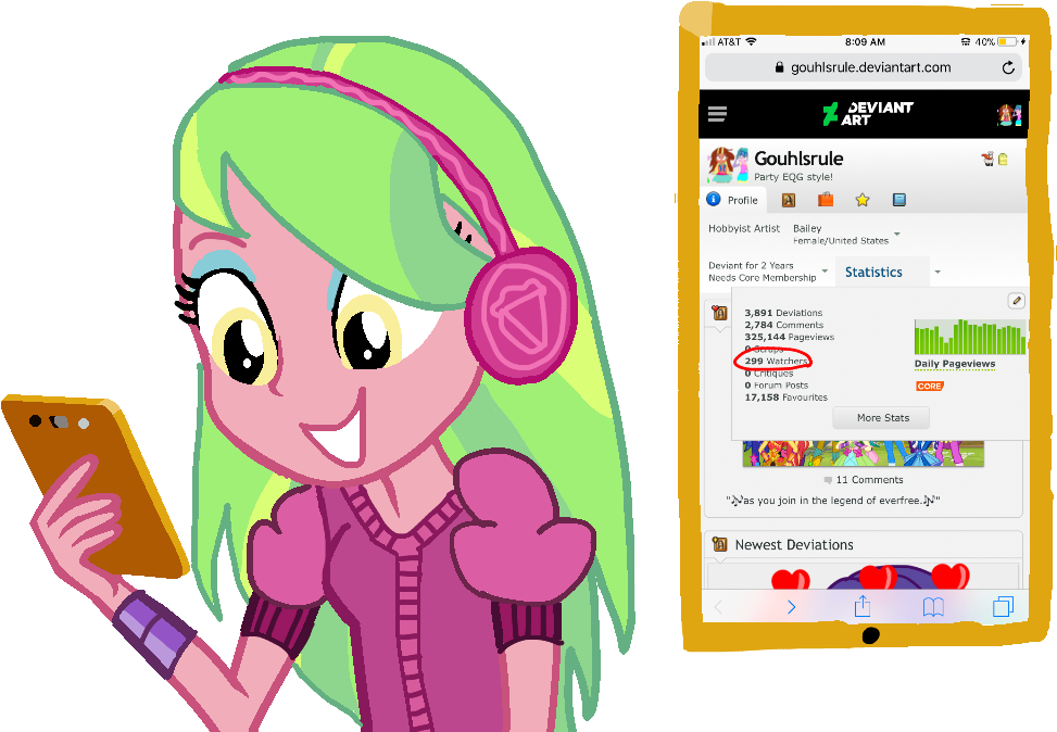 Alternate Hairstyle, Artist - Equestria Girls Cellphone (1066x720), Png Download