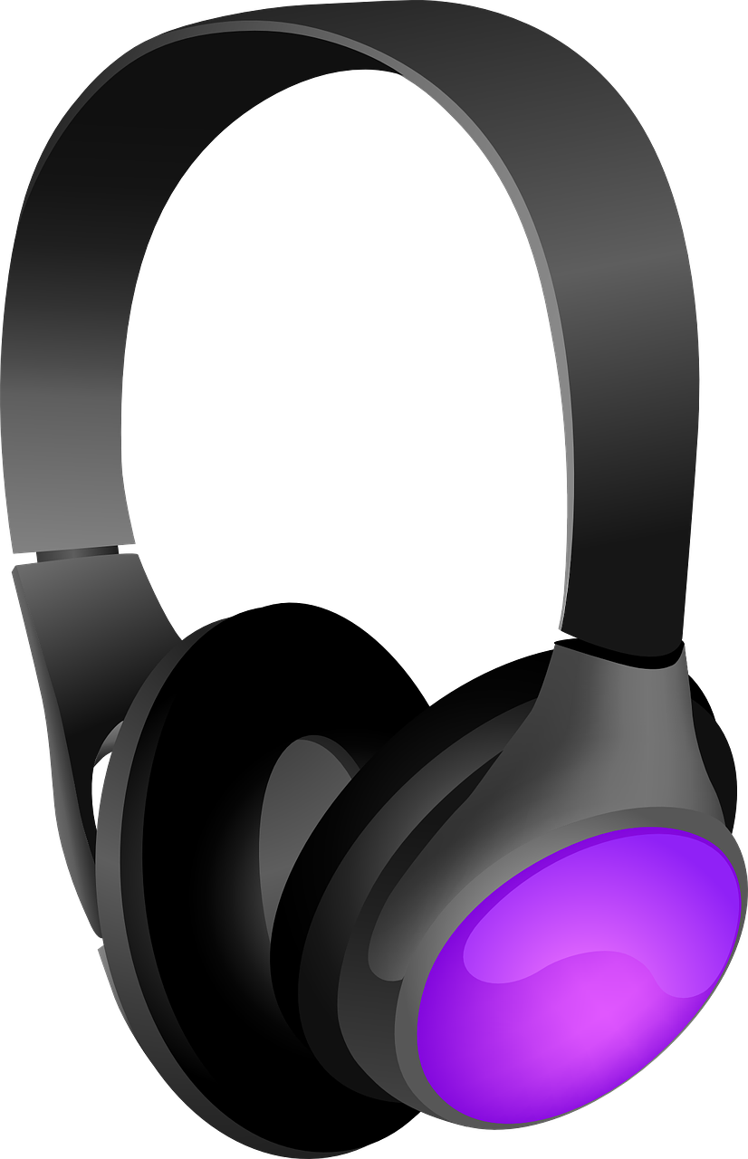 Audio Clipart Headset - Imagenes De Auriculares (826x1280), Png Download