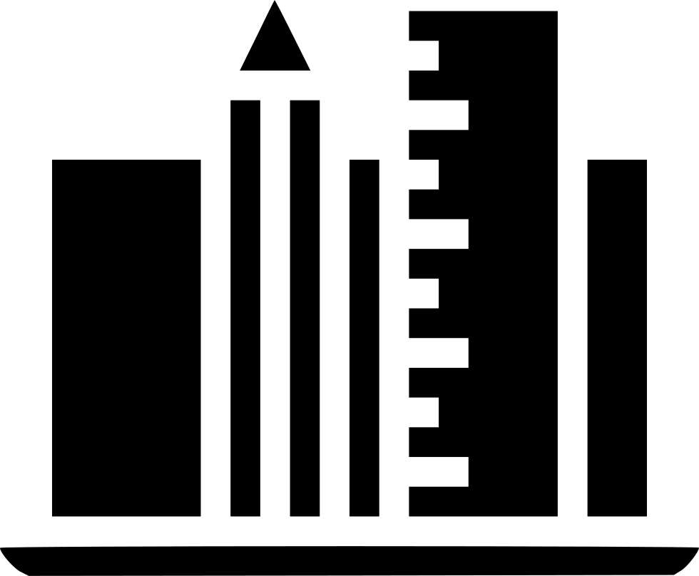 Pencil Ruler Laptop Device Drawing Design Comments - Drawing (980x808), Png Download