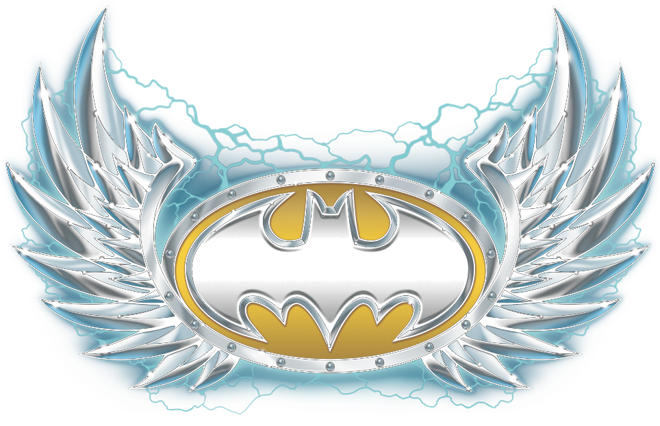 Batman Steel Wings Logo Men's Tank - Batman (963x632), Png Download